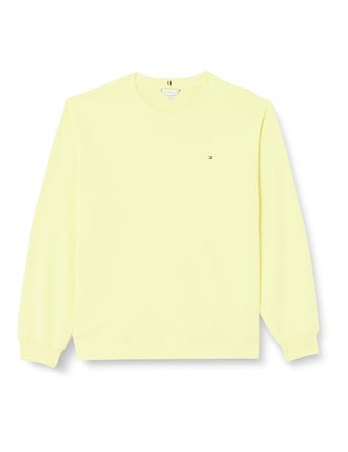 Tommy Hilfiger Damen CRV REG Flag ON Chest SWTSHRT WW0WW42751 Sweatshirts, Gelb (Yellow Tulip), 48 von Tommy Hilfiger