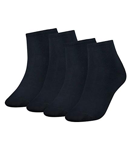 Tommy Hilfiger Damen Casual Short Socken 4er Pack, Größe:35-38;Farbe:Midnight Blue (563) von Tommy Hilfiger