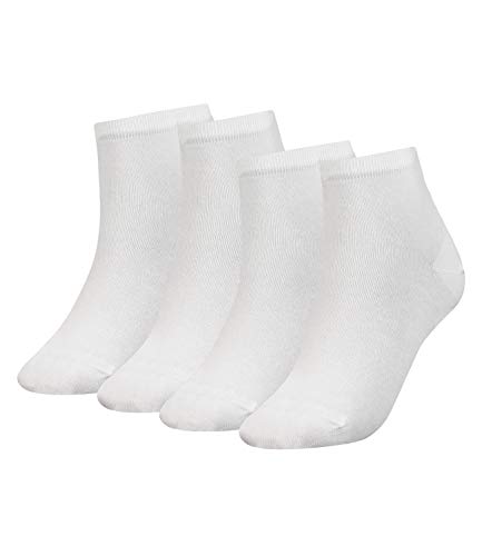 Tommy Hilfiger Damen Casual Short Socken 4er Pack, Größe:35-38;Farbe:White (300) von Tommy Hilfiger