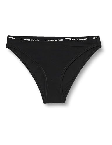 Tommy Hilfiger Damen Cheeky Bikini Uw0Uw05742 Passender Slip, Black (Black), S von Tommy Hilfiger