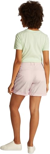 Tommy Hilfiger Damen Chino Shorts Kurz, Rosa (Light Pink), 34 von Tommy Hilfiger
