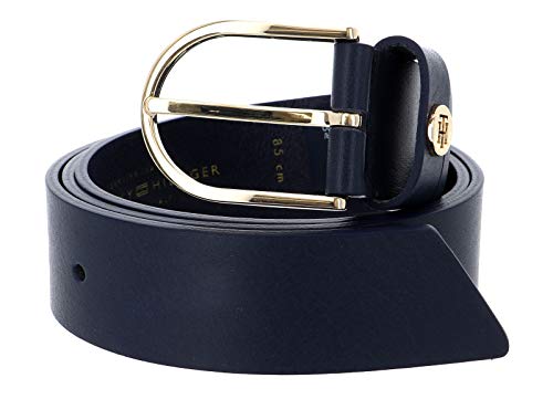 Tommy Hilfiger Damen Classic Belt 3.5 Gürtel, Sky Captain, X-Small (Herstellergröße: 80) von Tommy Hilfiger