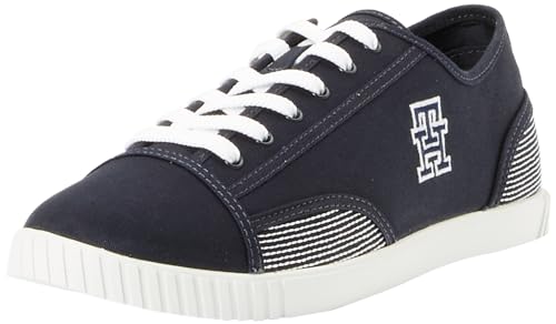 Tommy Hilfiger Damen Sneaker Schuhe, Blau (Space Blue), 41 von Tommy Hilfiger