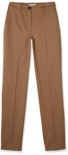 Tommy Hilfiger Damen CORE Suiting Hailey Slim Pant WW0WW37422 Gewebte Hosen, Braun (Countryside Khaki), 36W von Tommy Hilfiger