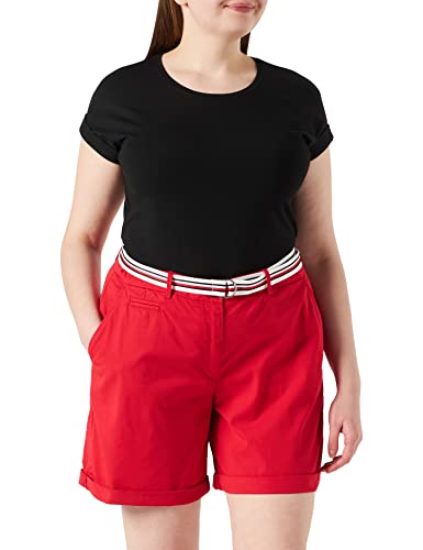 Tommy Hilfiger Damen Cotton Tencel Chino RW Short Hose, Primary Red, 34 von Tommy Hilfiger