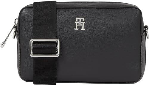 Tommy Hilfiger Damen Crossbody Bag Tasche Essential Camera Bag Mittelgroß, Schwarz (Black), Onesize von Tommy Hilfiger