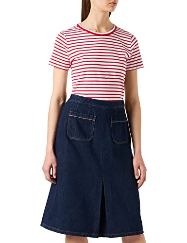 Tommy Hilfiger Damen DNM Knee Skirt Marie Rock, 36 von Tommy Hilfiger