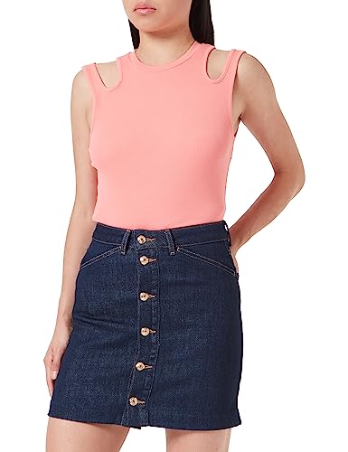 Tommy Hilfiger Damen Jeansrock Denim Mini Skirt Kurz, Blau (Nala), 36 von Tommy Hilfiger