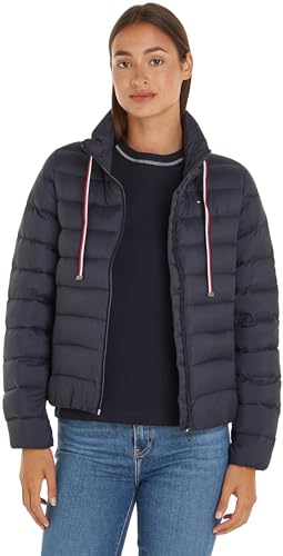 Tommy Hilfiger Damen Daunenjacke Packable Padded Jacket Winter, Blau (Desert Sky), S von Tommy Hilfiger