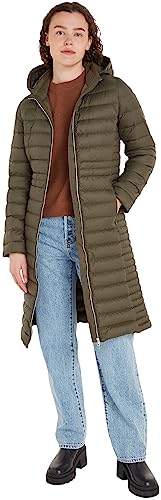 Tommy Hilfiger Damen Daunenmantel Feminine Winter, Grün (Army Green), XXS von Tommy Hilfiger