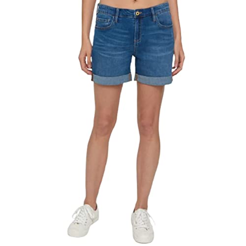 Tommy Hilfiger Damen Denim Bündchen für Sommer und Frühling Jeans-Shorts, Cape Blue, 48 von Tommy Hilfiger