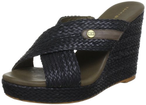 Tommy Hilfiger Damen Emery 14 Sandalen, Schwarz (Black 990) von Tommy Hilfiger