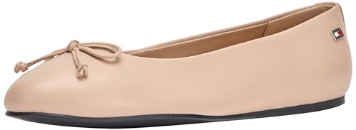 Tommy Hilfiger Damen Ballerinas Essential Chic Ballerina Elegant, Beige (Misty Blush), 38 von Tommy Hilfiger