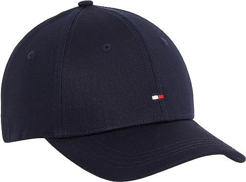 Tommy Hilfiger Damen Cap Essential Flag Basecap, Blau (Space Blue), Onesize von Tommy Hilfiger