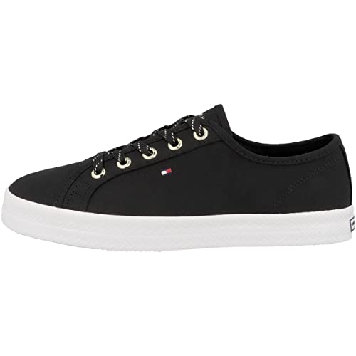 Tommy Hilfiger Damen Essential Sneaker, Black, Gr. 36 EU von Tommy Hilfiger