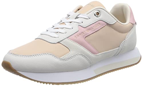 Tommy Hilfiger Damen Runner Sneaker Essential TH Runner Sportschuhe, Beige (Misty Blush), 39 EU von Tommy Hilfiger