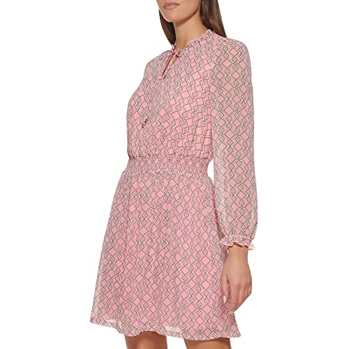 Tommy Hilfiger Damen Essentielles Kleid – Passform und Flare für Frauen als Partykleid zu tragen Lässiges Abendkleid, Englsh RSE Ml, 46 von Tommy Hilfiger