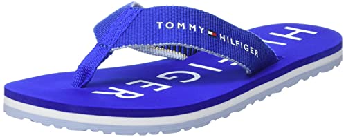 Tommy Hilfiger Damen Flip Flops Badeschuhe, Blau (Ultra Blue), 36 von Tommy Hilfiger