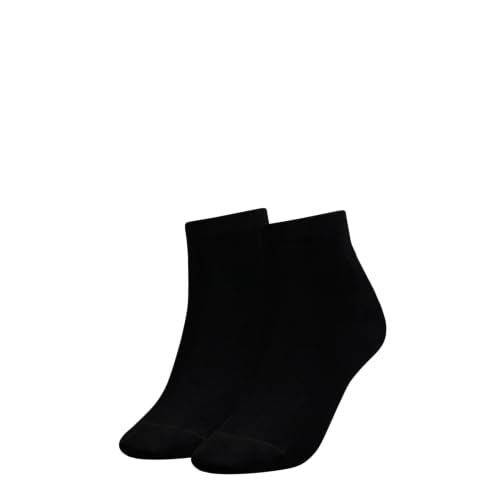Tommy Hilfiger Damen TH WOMEN CASUAL SHORT SOCK 2P Freizeitsocken,2er Pack|#2per pack Schwarz (black 200),39/42 von Tommy Hilfiger