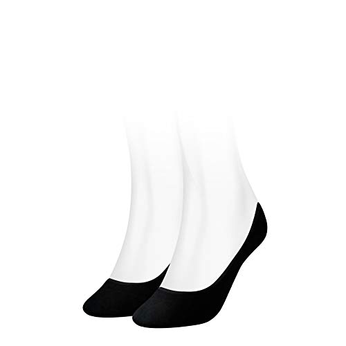 Tommy Hilfiger Damen Footie Invisible Socken, Schwarz, 35-38 von Tommy Hilfiger