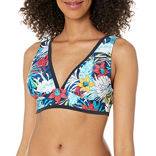 Tommy Hilfiger Damen Full Coverage Triangle Top Bikini, Sky Captain Multi, S von Tommy Hilfiger