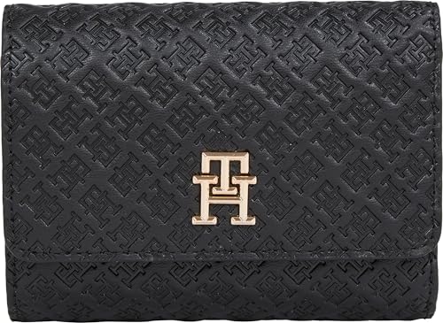 Tommy Hilfiger Damen-Geldbörse AW0AW16919, Schwarz, Casual von Tommy Hilfiger