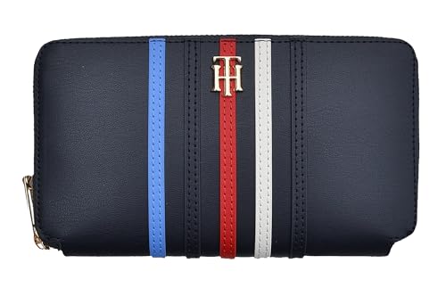 Tommy Hilfiger Damen Geldbörse Iconic Large Wallet Blau Space Blue von Tommy Hilfiger