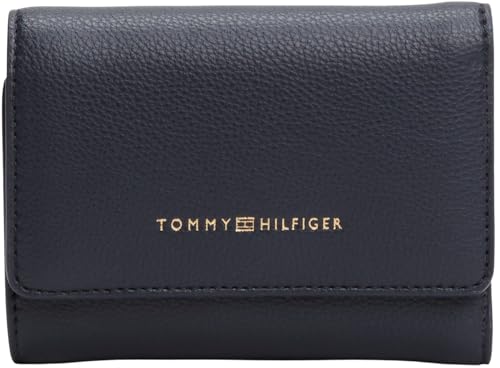 Tommy Hilfiger Damen Geldbörse Logotape Trifold Klein, Blau (Space Blue Corp), Einheitsgröße von Tommy Hilfiger