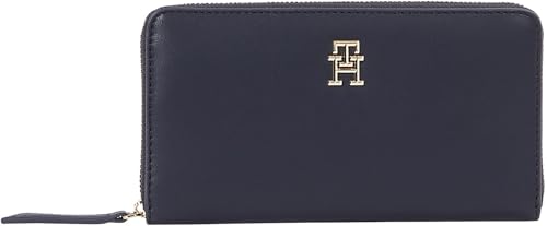Tommy Hilfiger Damen Geldbörse Logotape mit Reißverschluss, Blau (Space Blue), Einheitsgröße von Tommy Hilfiger