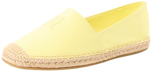 Tommy Hilfiger Damen Embroidered Flat FW0FW07721 Espadrilles, Gelb (Yellow Tulip), 36 EU von Tommy Hilfiger