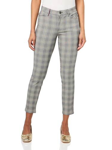 Tommy Hilfiger Damen Glenn Plaid Skinny Hose, Braun Multi, 48 Tommy Hilfiger Damen Glenn Plaid Skinny Hose, Braun Multi, 48 von Tommy Hilfiger