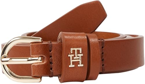 Tommy Hilfiger Damen Gürtel Essential Effortless 1,5 cm Schmal, Braun (Cognac), 95 cm von Tommy Hilfiger