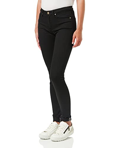 Tommy Hilfiger Damen Jeans Heritage Como Skinny RW Stretch, Schwarz (Masters Black), 25W / 30L von Tommy Hilfiger