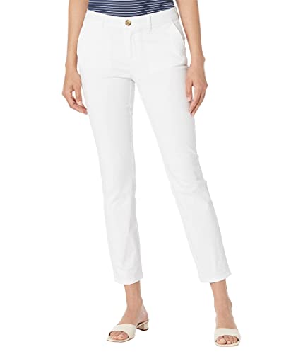 Tommy Hilfiger Damen Hampton Chino Pant-SOLID Unterhose, weiß, 34 von Tommy Hilfiger