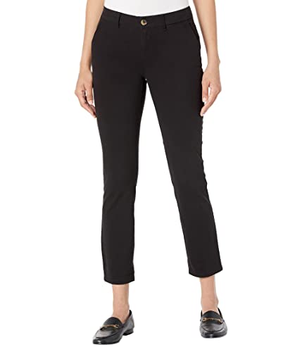 Tommy Hilfiger Damen Hampton Chino Pant-Solid Hose, schwarz, 6 von Tommy Hilfiger