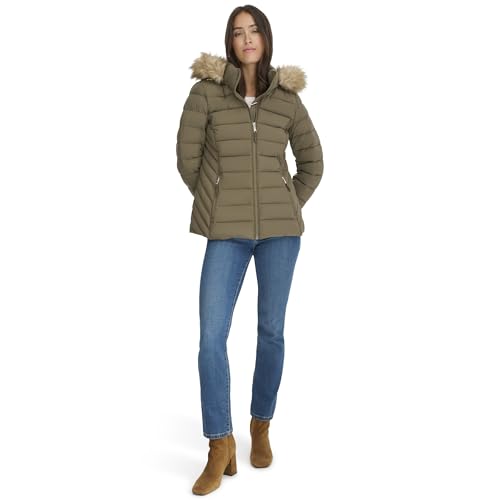 Tommy Hilfiger Damen Heavy Weight Essential Short Puffer Pufferjacke, Juniper, S Tommy Hilfiger Damen Heavy Weight Essential Short Puffer Pufferjacke, Juniper, S von Tommy Hilfiger