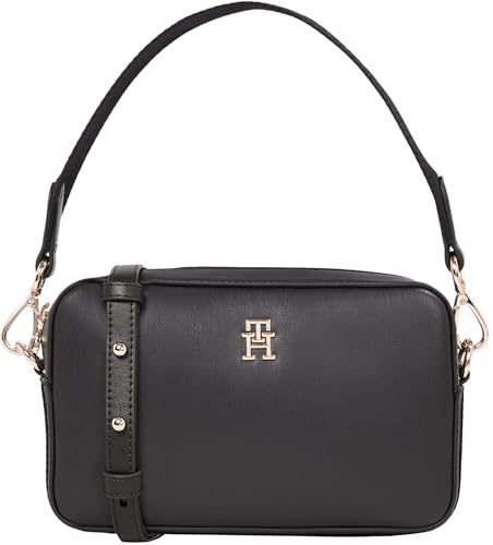 Tommy Hilfiger Damen Henkeltasche Distinct Camera Bag mit Schulterriemen, Schwarz (Black), Einheitsgröße von Tommy Hilfiger