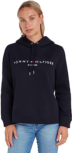Tommy Hilfiger Damen Hoodie Heritage mit Kapuze, Blau (Desert Sky), 3XL Tommy Hilfiger Damen Hoodie Heritage mit Kapuze, Blau (Desert Sky), 3XL von Tommy Hilfiger