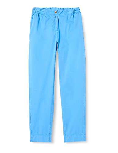 Tommy Hilfiger Damen Hose 1985 Tapered Baumwolle, Blau (Hydrangea Blue), 40 von Tommy Hilfiger