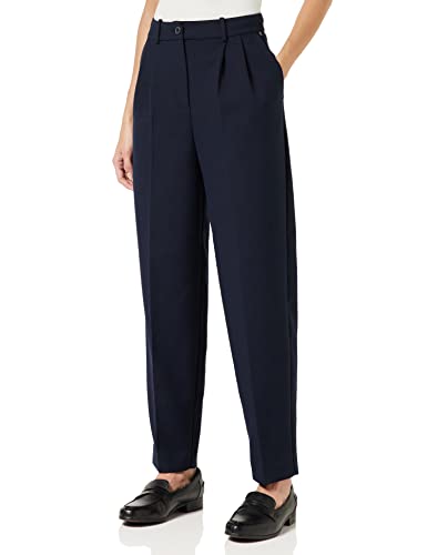 Tommy Hilfiger Damen Hose Tapered Businesshose , Blau (Desert Sky), 42 von Tommy Hilfiger