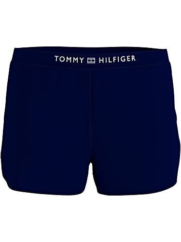 Tommy Hilfiger Damen Hose Terry Shorts Gr. M Blau UW0UW03788DW5 von Tommy Hilfiger