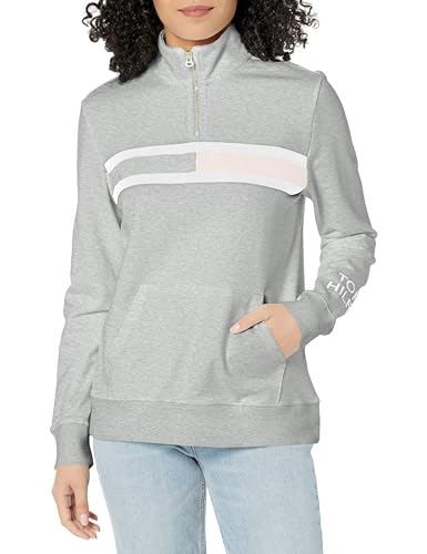 Tommy Hilfiger Damen J3jh0207-4sg-s Pullover, Stone Grey Heather, S Tommy Hilfiger Damen J3jh0207-4sg-s Pullover, Stone Grey Heather, S von Tommy Hilfiger