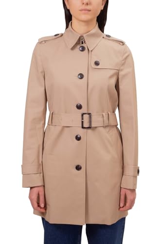 Tommy Hilfiger Damen Jacke Heritage Single Breasted Trench Übergangsjacke, Beige (Nos Beige), XL von Tommy Hilfiger