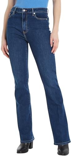 Tommy Hilfiger Damen Jeans Bootcut, Blau (Kai), 25W / 28L von Tommy Hilfiger