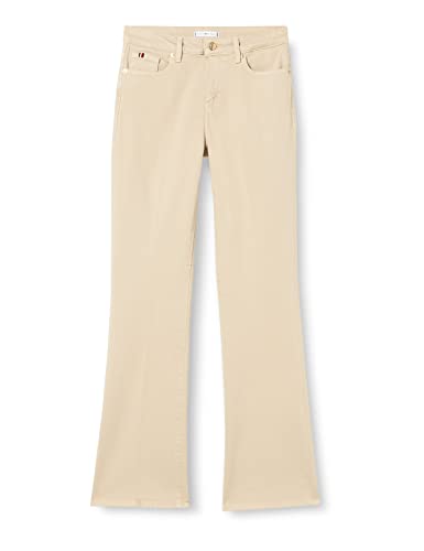 Tommy Hilfiger Damen Jeans Bootcut RW Clr Stretch, Beige (Light Sandalwood), 27W / 30L von Tommy Hilfiger