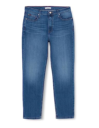 Tommy Hilfiger Damen Jeans Cigarette Slim Hw A Izzy Stretch, Blau (Izzy), 27W / 30L von Tommy Hilfiger