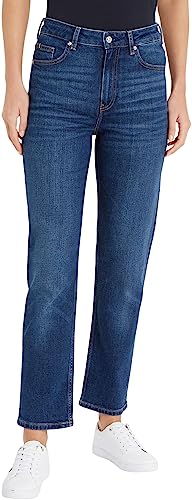 Tommy Hilfiger Damen Jeans Classic Straight Stretch, Blau (Ada), 26W / 32L von Tommy Hilfiger