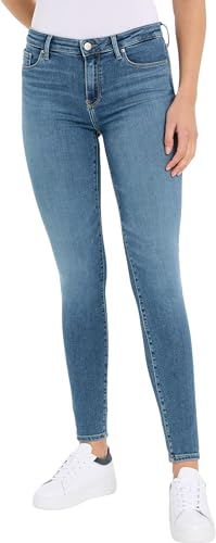 Tommy Hilfiger Damen Jeans Flex Como Skinny Fit, Blau (Mel), 30W / 32L von Tommy Hilfiger