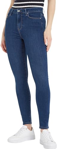 Tommy Hilfiger Damen Jeans Flex Harlem Skinny Fit, Blau (Kai), 28W / 32L von Tommy Hilfiger