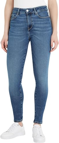 Tommy Hilfiger Damen Jeans Flex Harlem Skinny Fit, Blau (Klo), 30W / 32L von Tommy Hilfiger